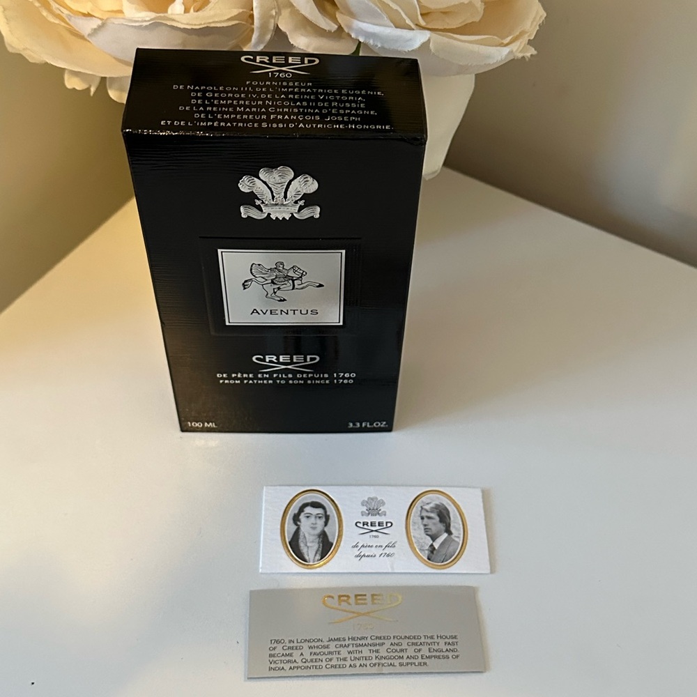 Creed Aventus 100ml Empty Box + Inserts – Authentic Packaging Only